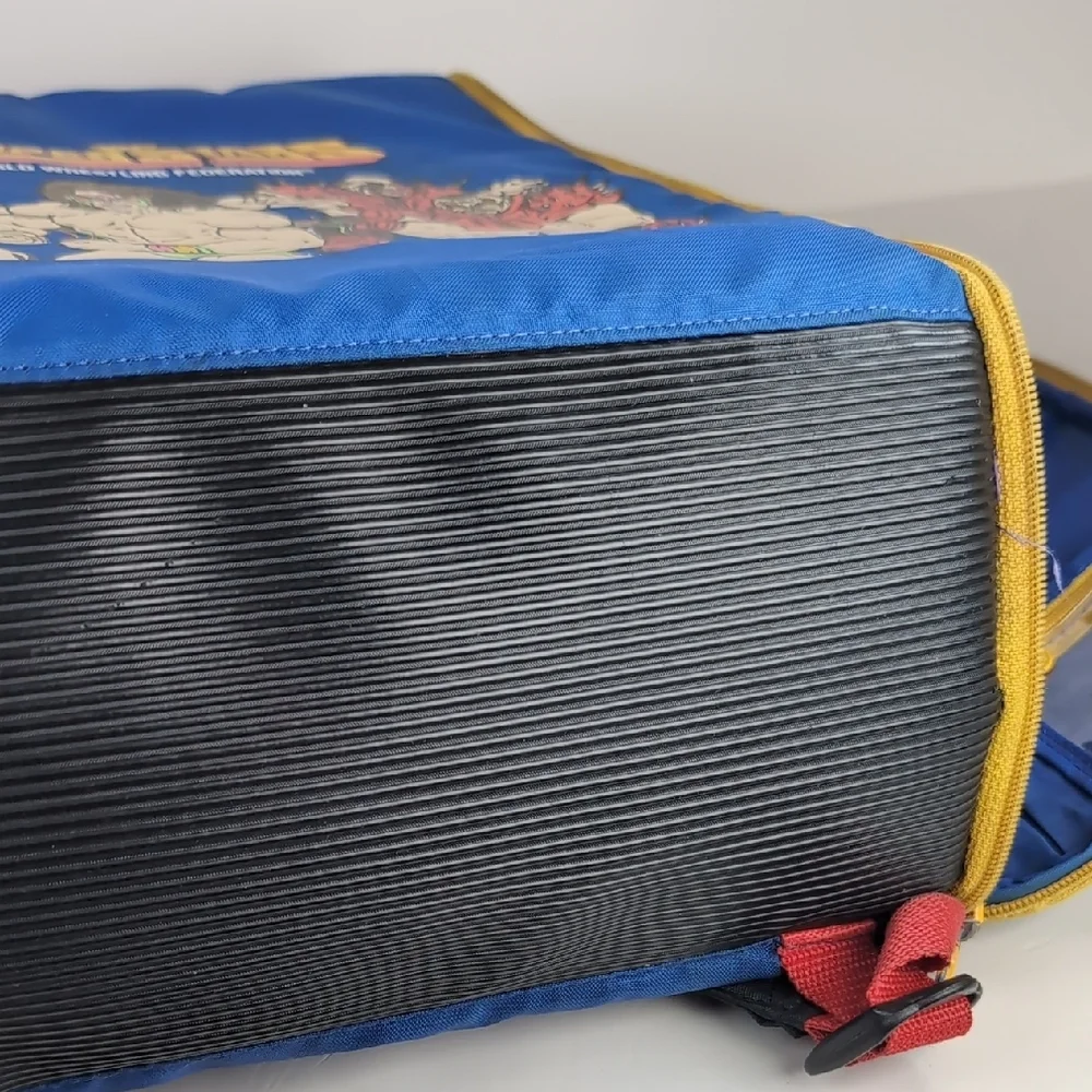 Vintage WWF Superstars Wrestling Bookbag Backpack 1991!!!!